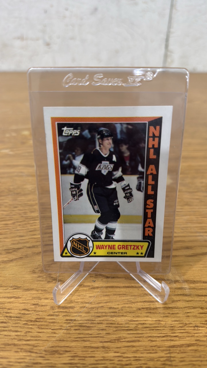 1989 Topps ALL Star Sticker Wayne Gretzky