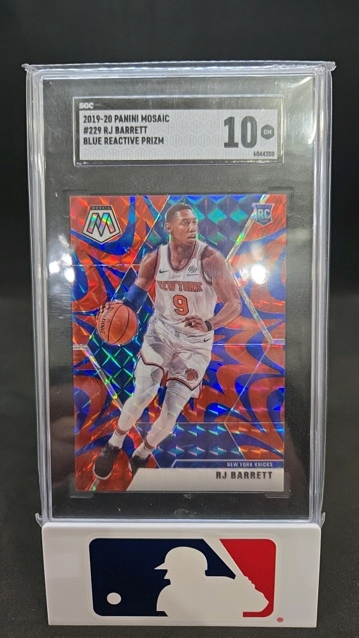 2019 MOSAIC RJ BARRETT ROOKIE BLUE PRIZM GEM MINT 10