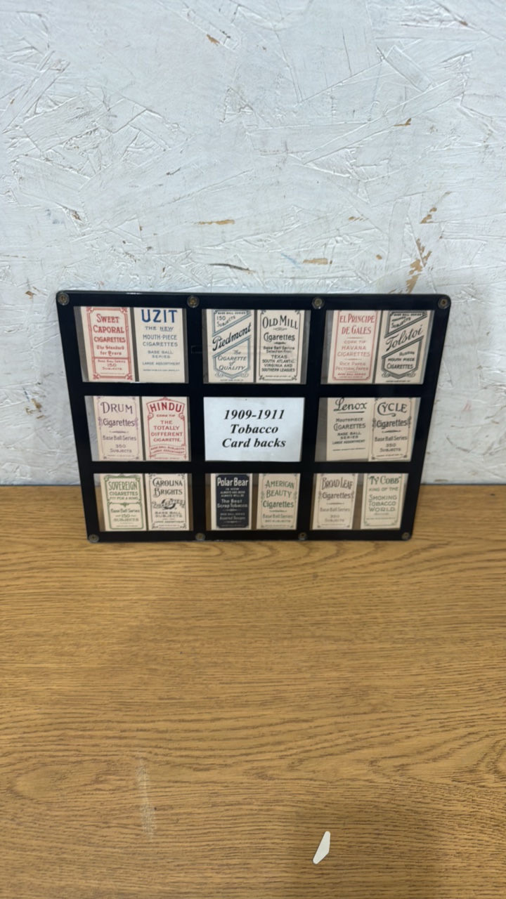 1909-1911 Tobacco Card Backs