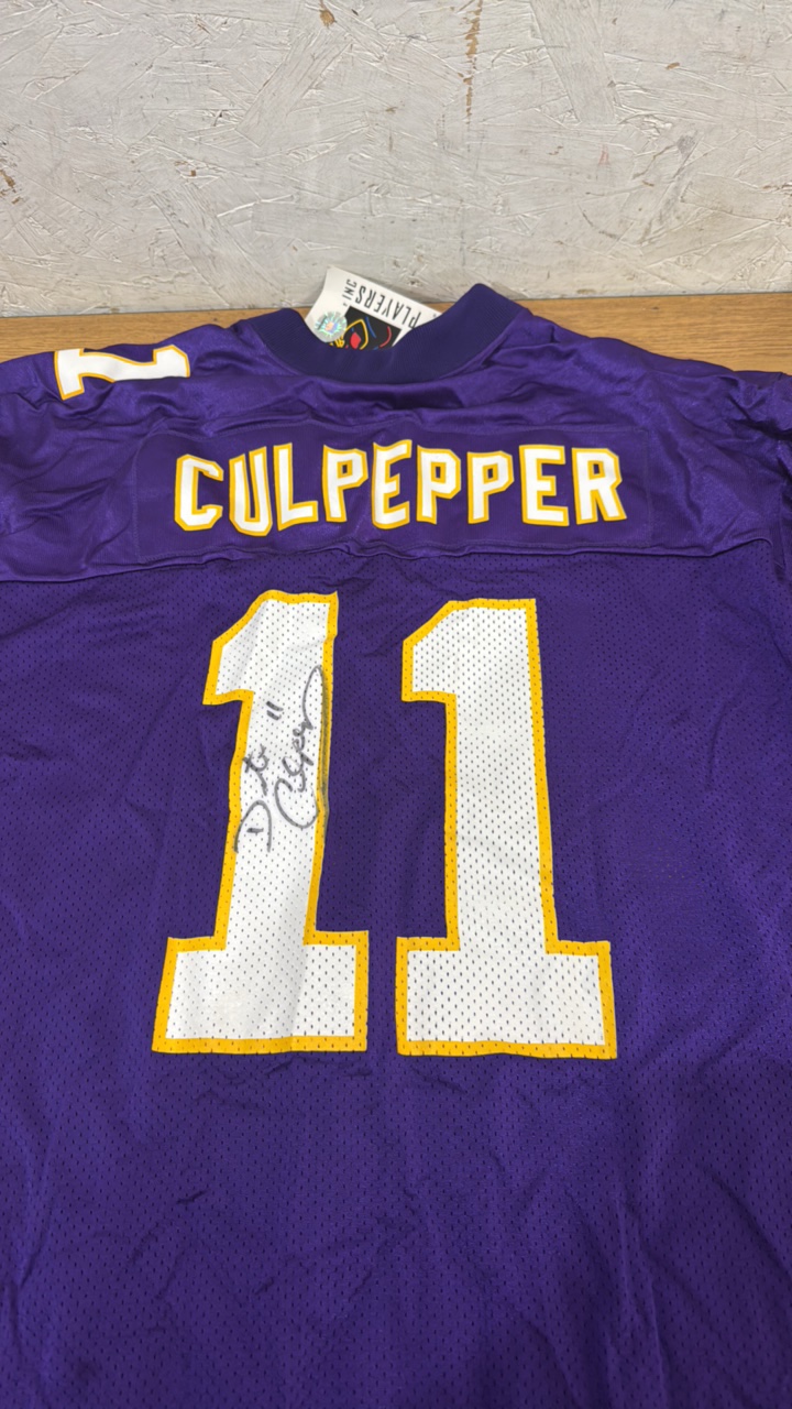 Autographed Reebok Daunte Culpepper Jersey