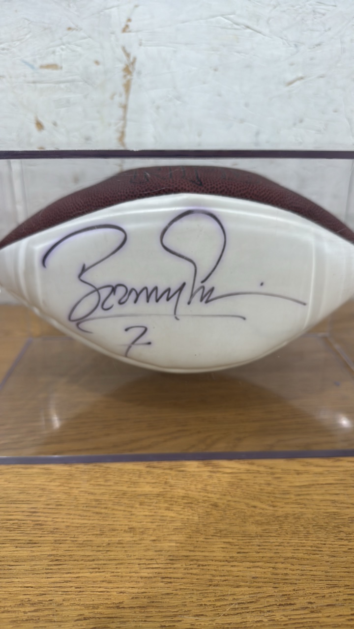 Wilson NFL Football Autograohed by Tommy Kramer