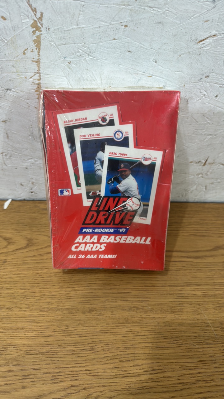 1991 Line Drive Baseball AAA Factory Sealed Box