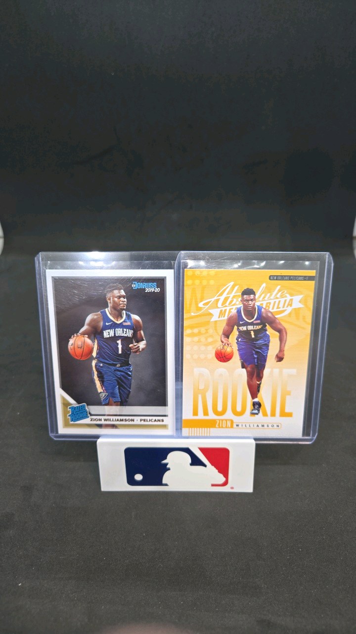 2 ZION WILLIAMSON ROOKIE CARDS