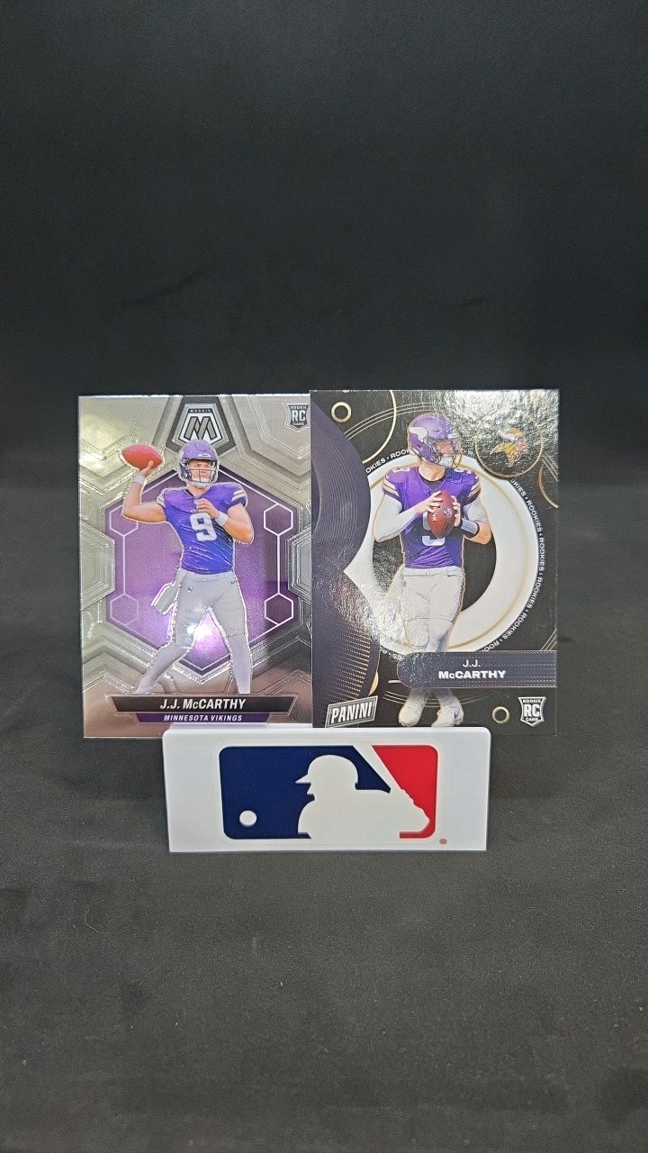 (2) 2024 JJ MCCARTHY ROOKIE CARDS