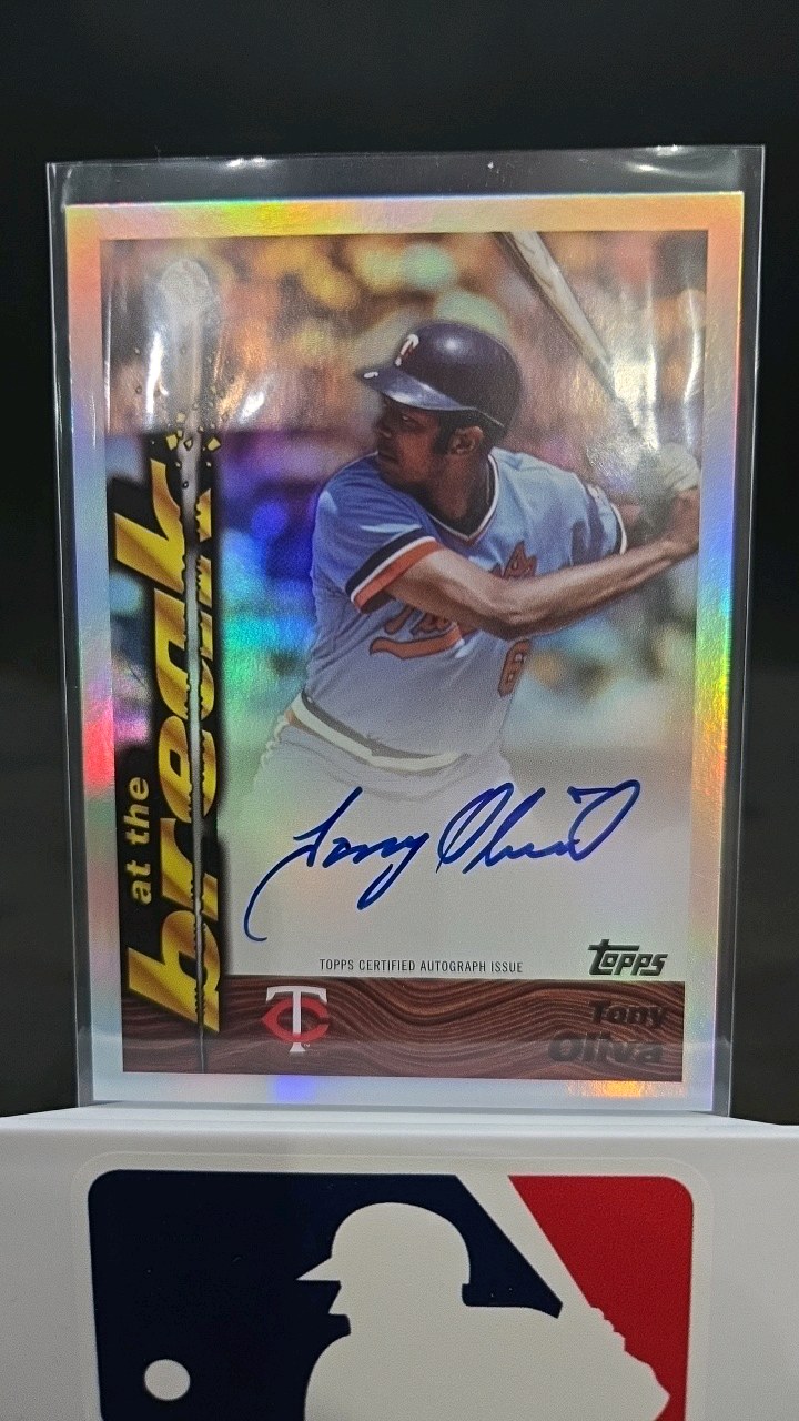 2025 TOPPS TONY OLIVA AUTOGRAPH CARD 99