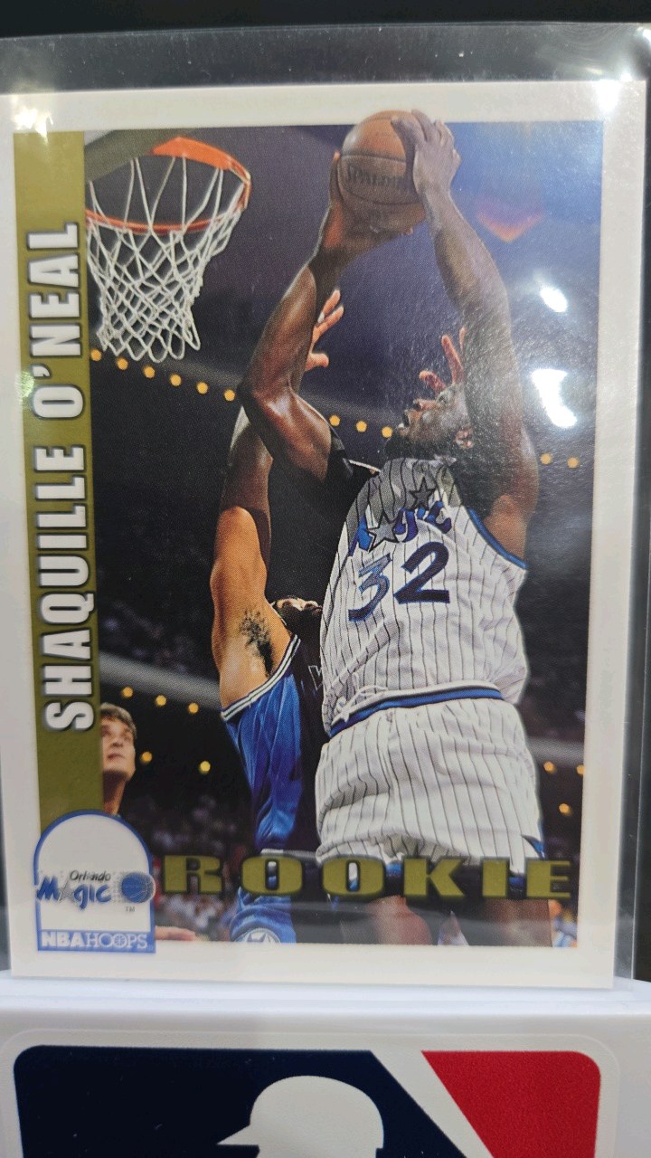 1992 HOOPS SHAQUILLE ONEAL ROOKIE CARD