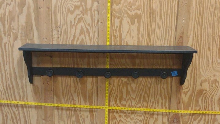 coat rack shelf