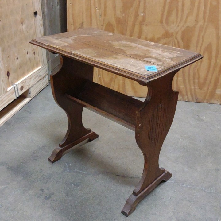 vintage magazine rack table