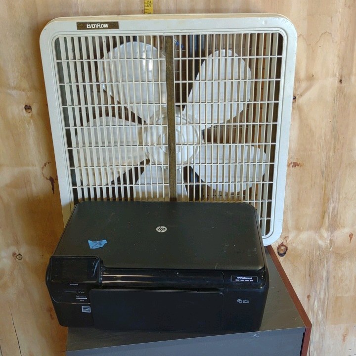 printer, fan