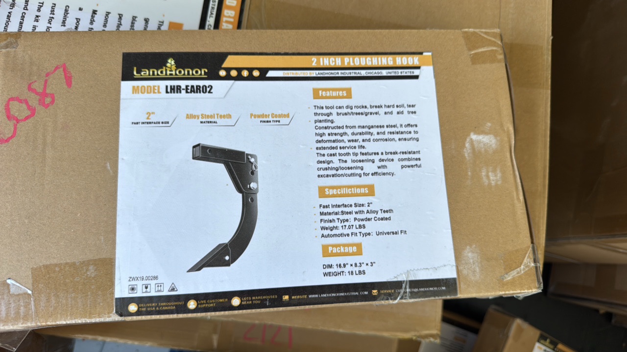 2 In Ploughing Hook  LandHonor  2026  Unused  LHR-EAR02