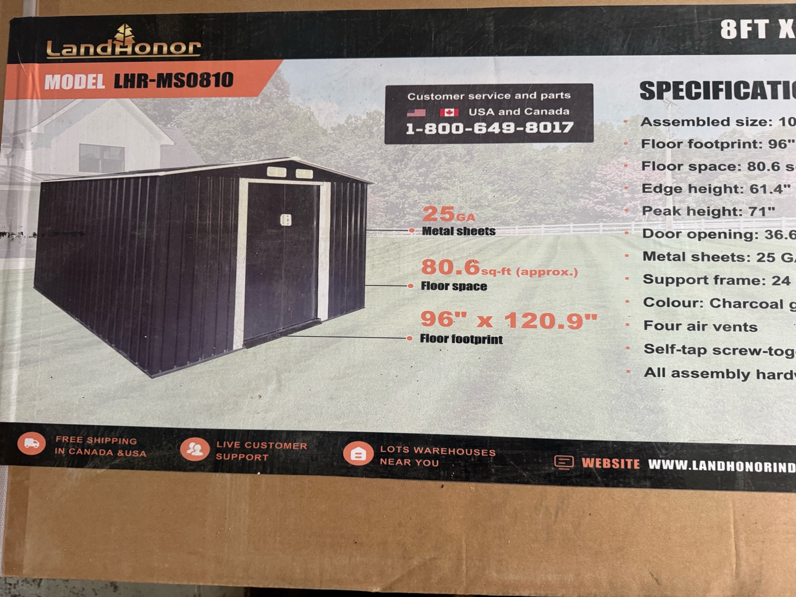 LandHonor 2026 Unused LHR-MS0810