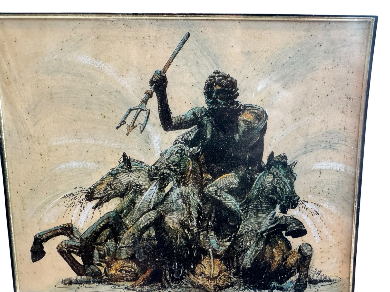 Lovely Artwork of Poseidon