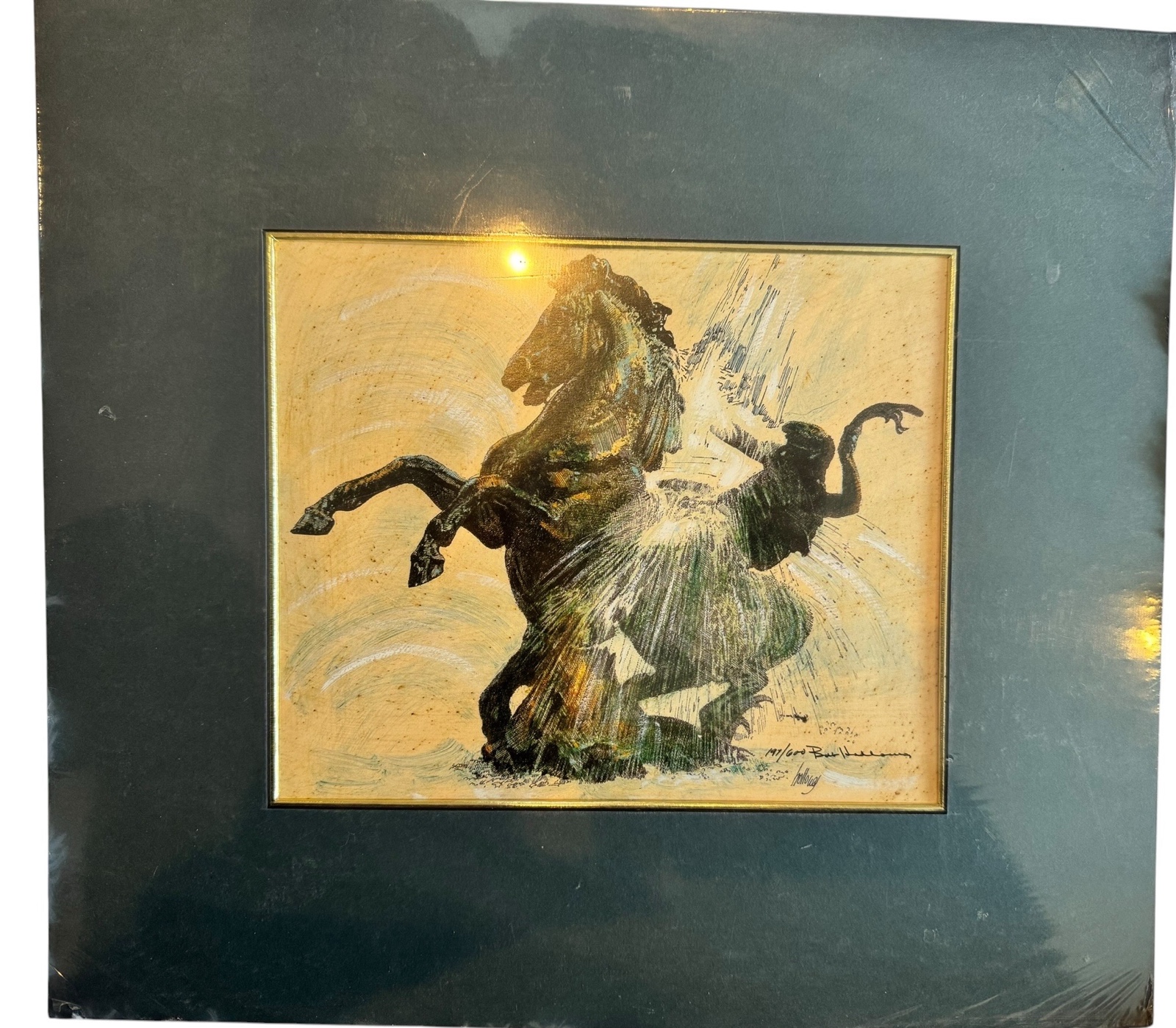 KC Plaza Horse & Rider Signed Artwork