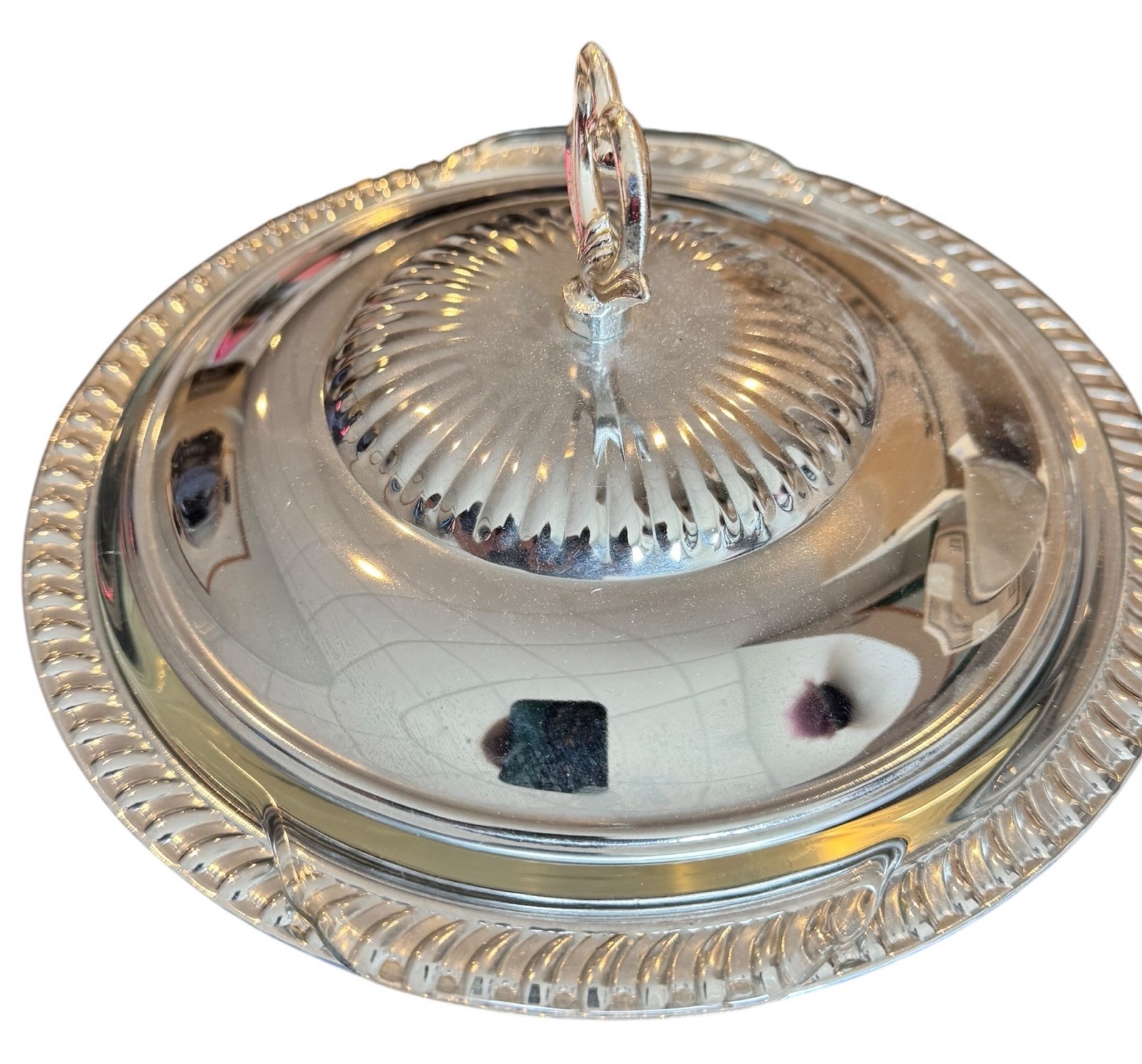Silver Plated Serving Dish & Platter