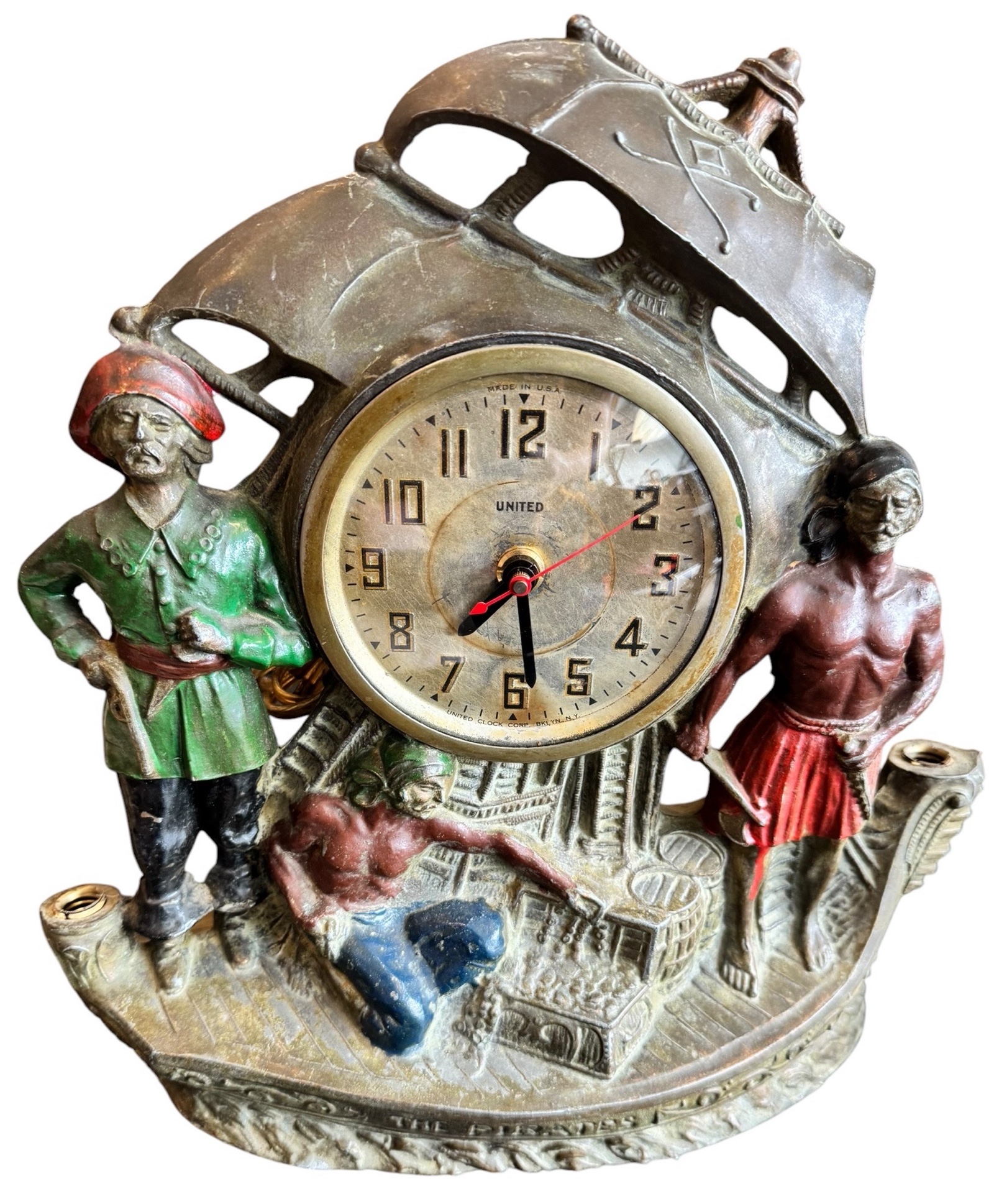 Vintage United Sailor Clock