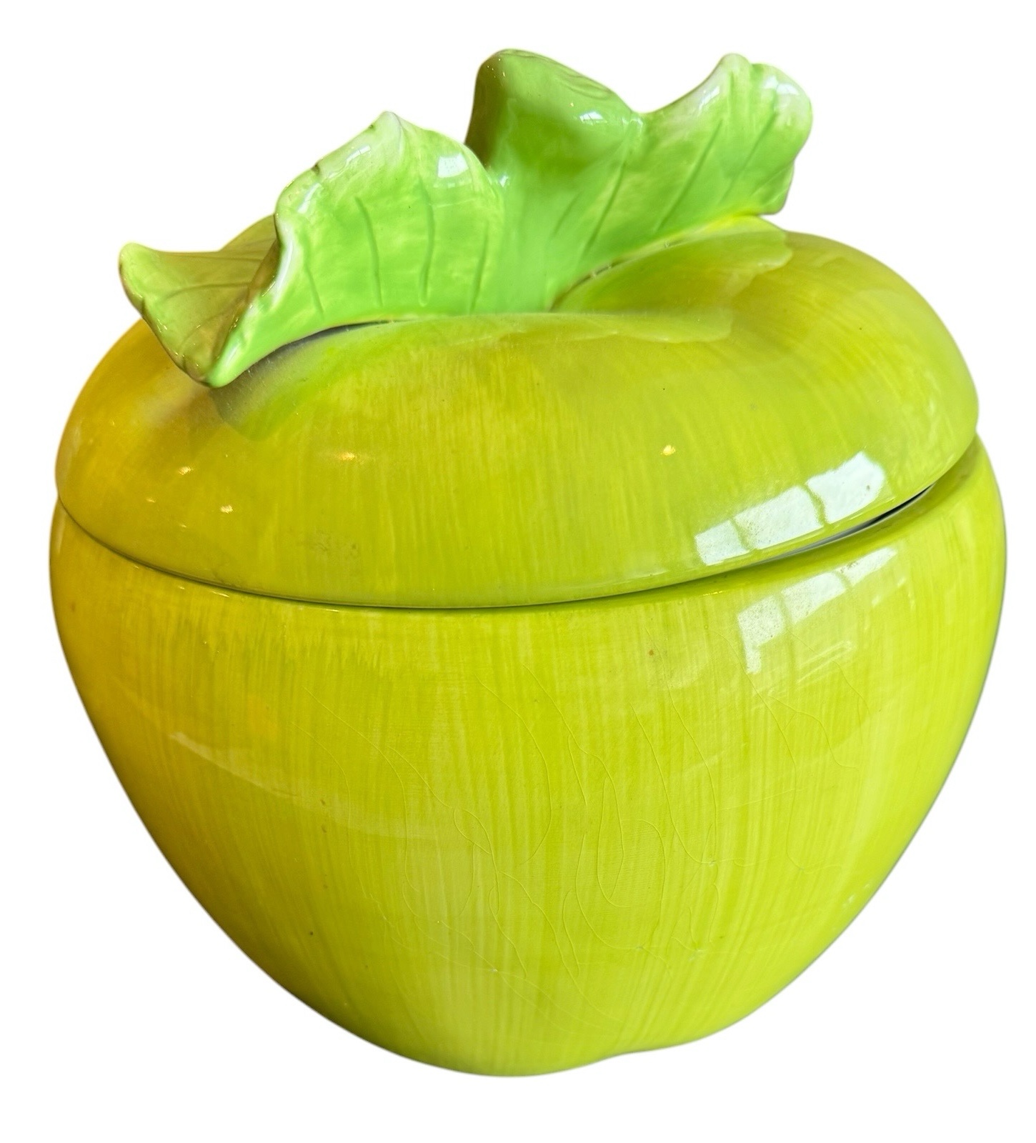 Fun Green Apple Cookie Jar