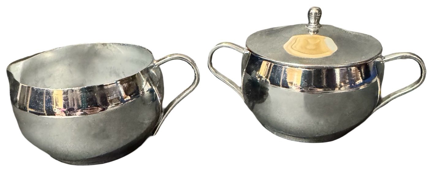 Silverplated Sugar & Creamer Set