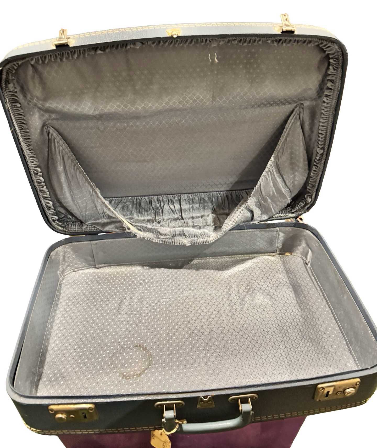 Vintage Blue Suitcase