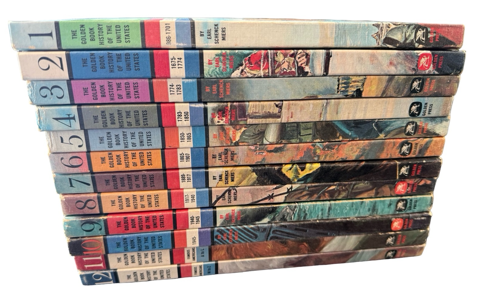 The Golden Book History of The United States 1960s Encyclopedia Set