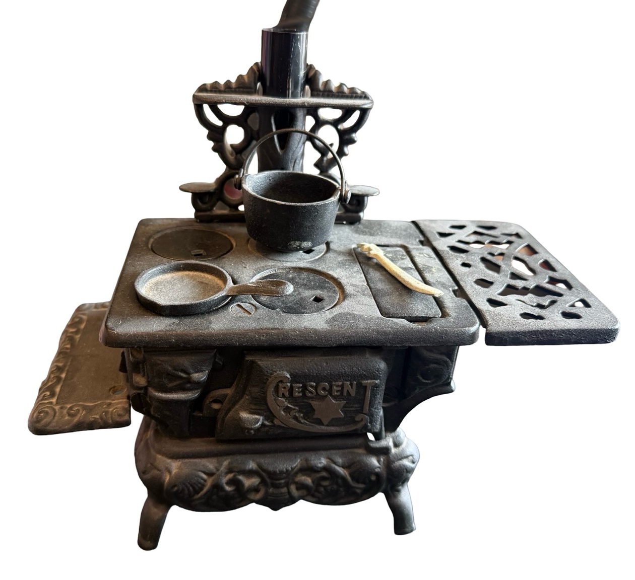 Miniture Crescent Cast Iron Stove
