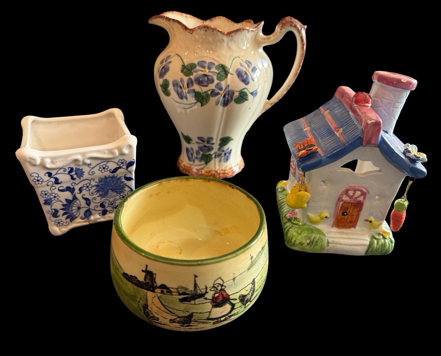 Small Decorative Ceramic Planters