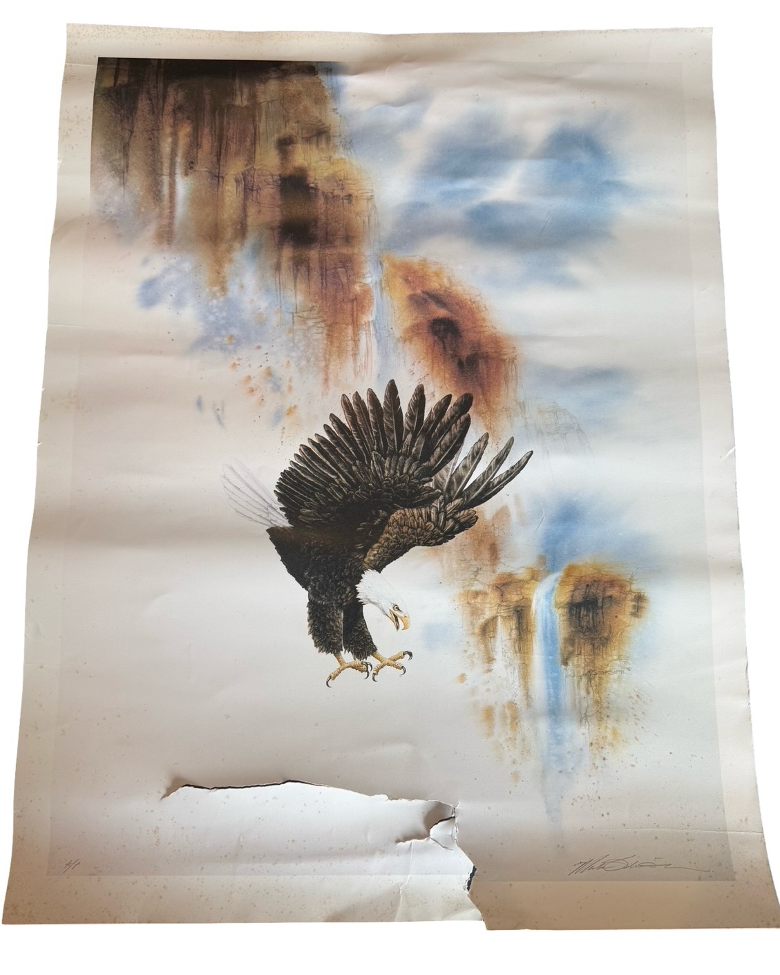 Mark Silversmith Artist Proof Eagle Print