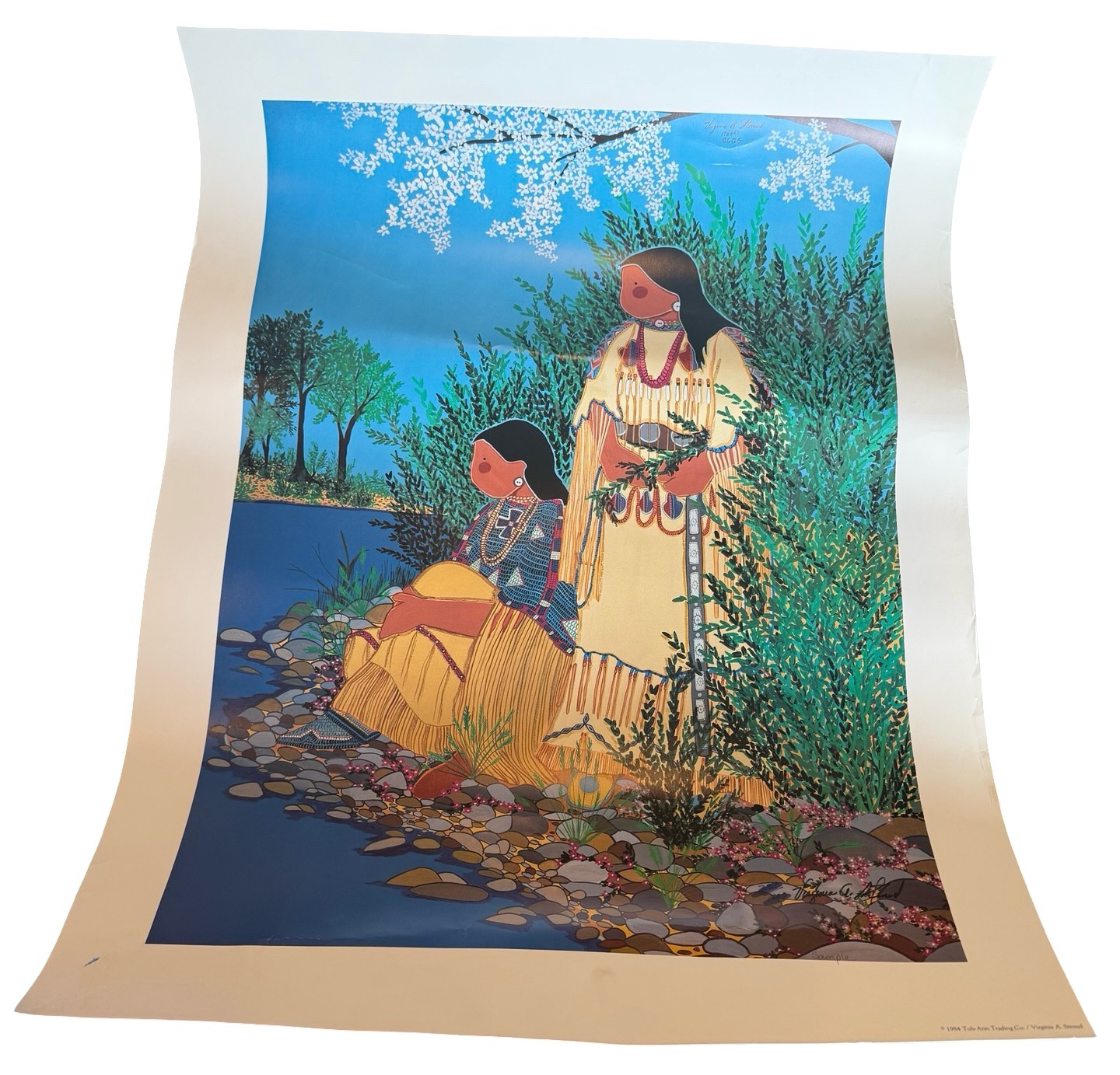 Signed Virginia A. Stroud Museum Poster Sample