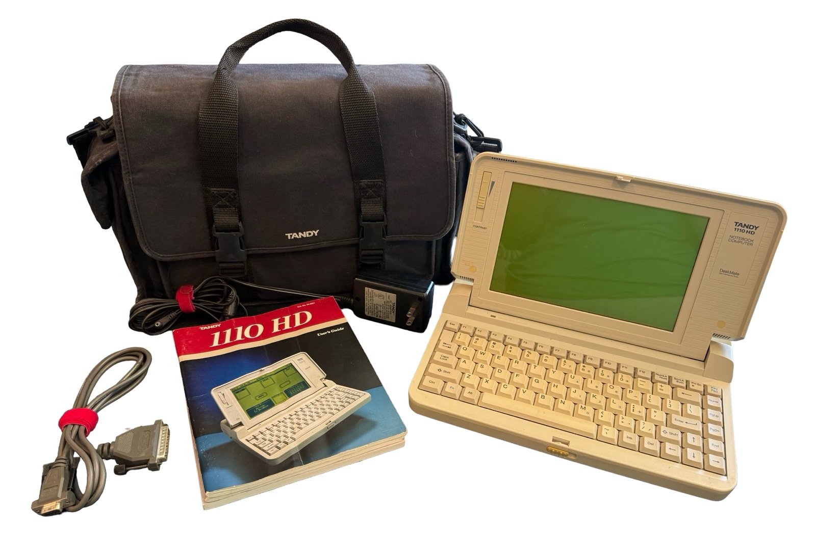 Tandy 1110 HD Vintage Notebook Computer