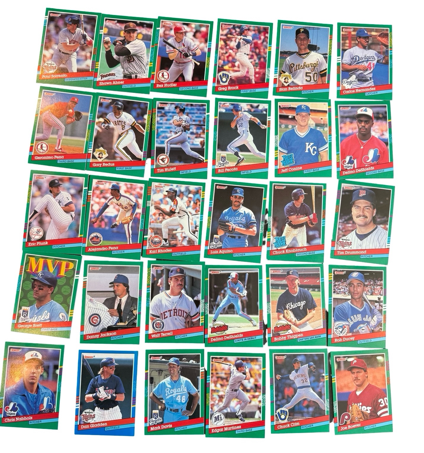Large Collection of Baseball Trading Cards