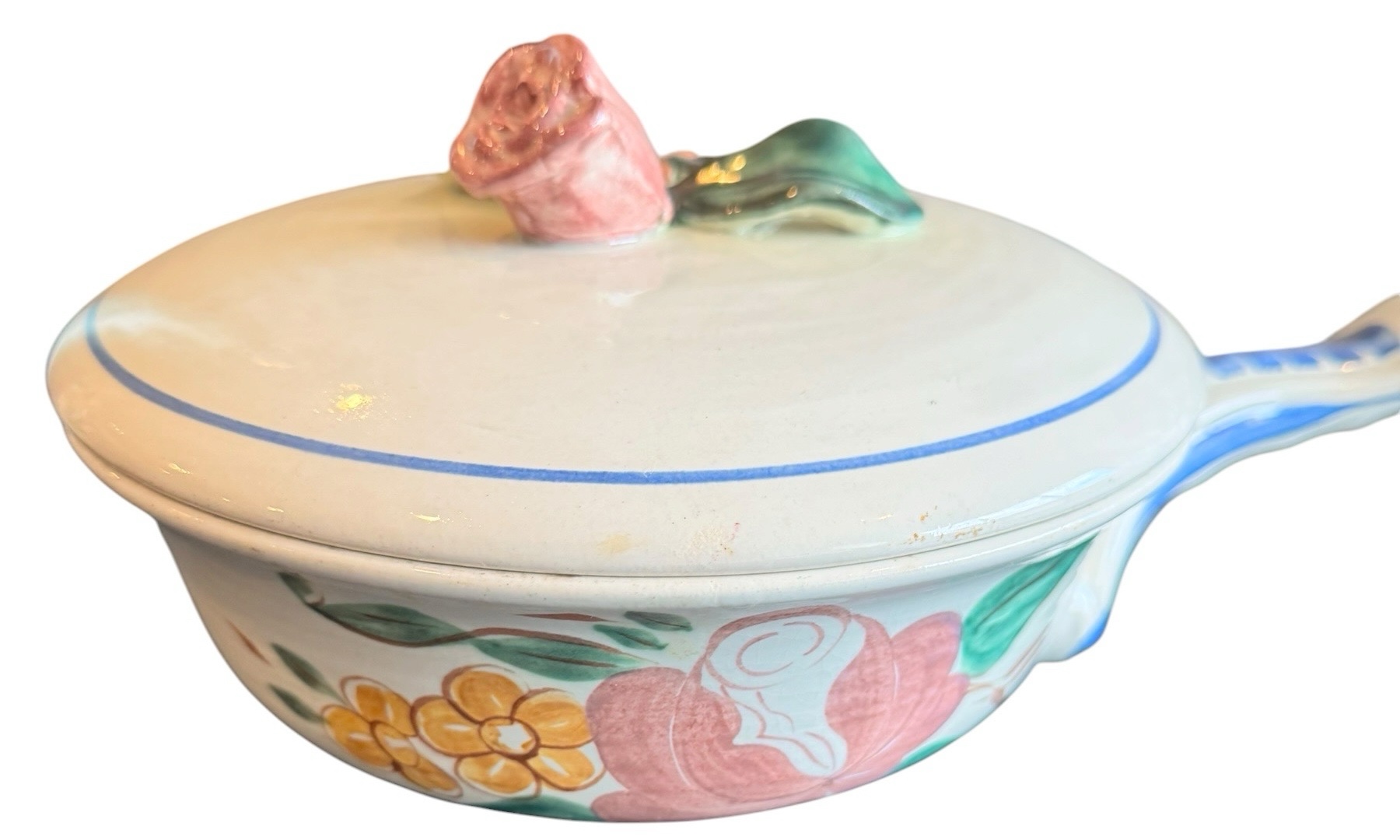 Redwing Hand Painted Casserole Dish