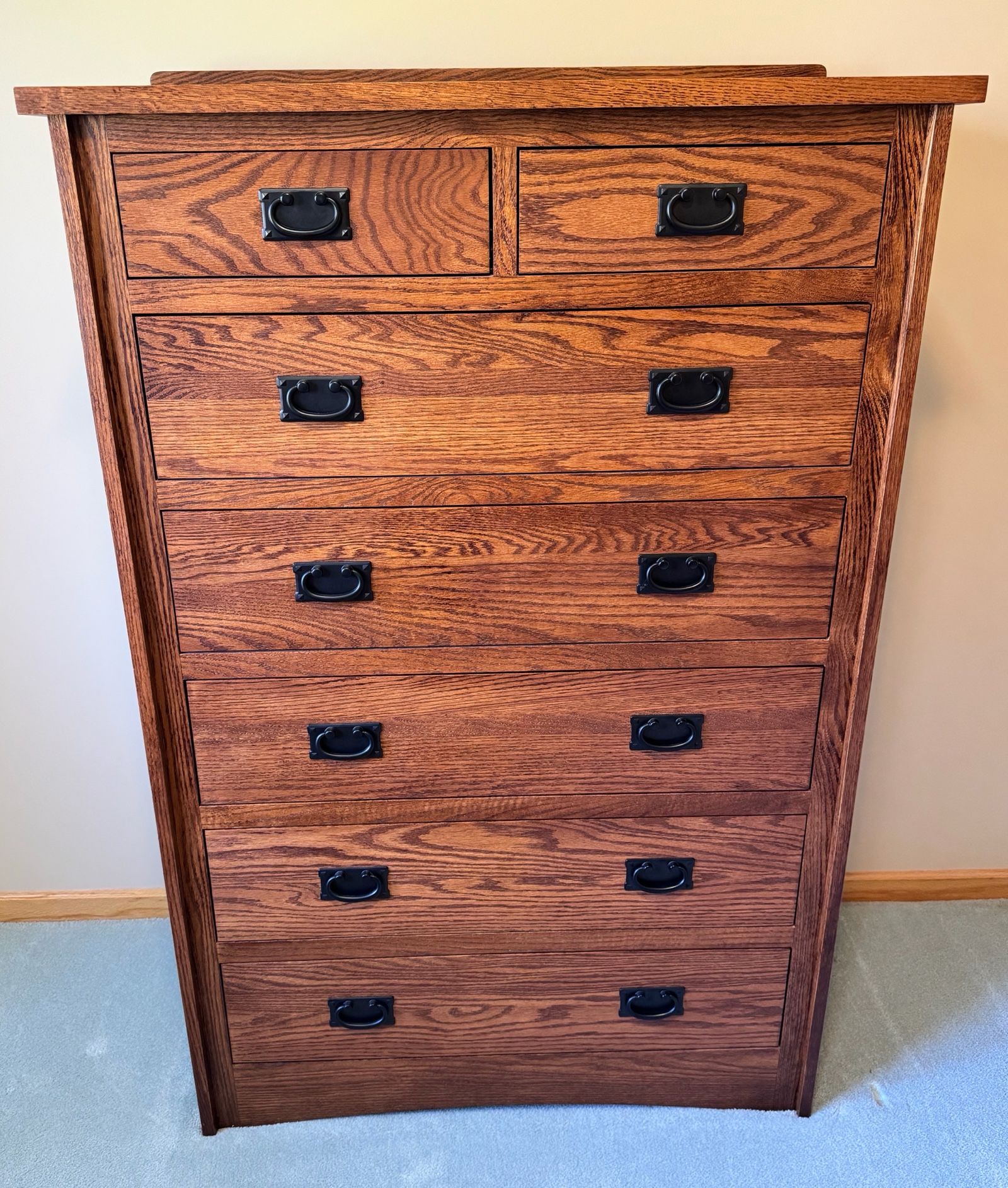 Amish-Made Mission Style Chest of Drawers