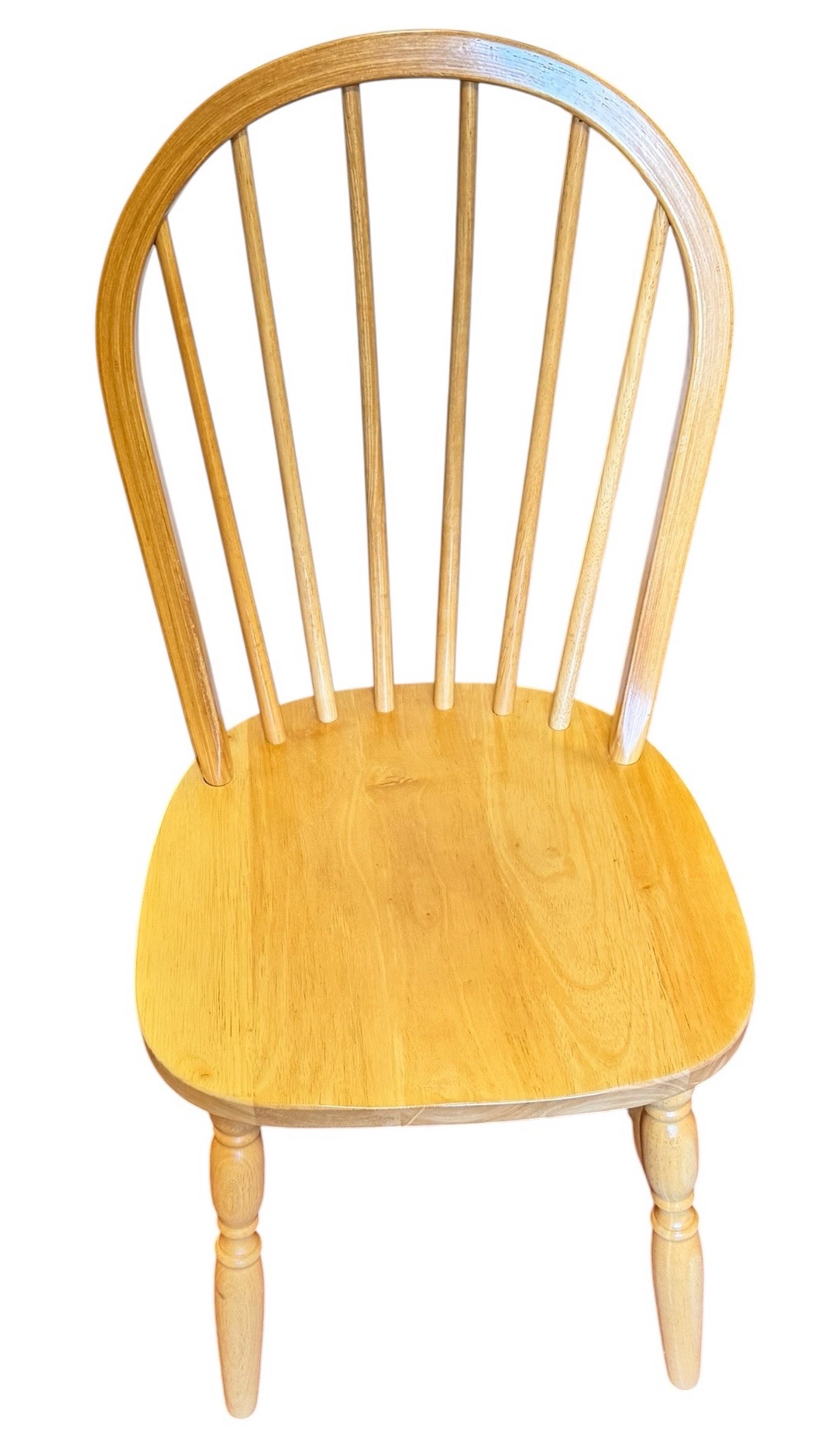 Natural Wood Finish Windsor Chair