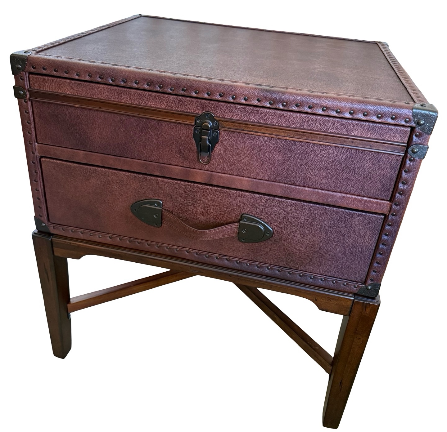 Trunk Style End Table