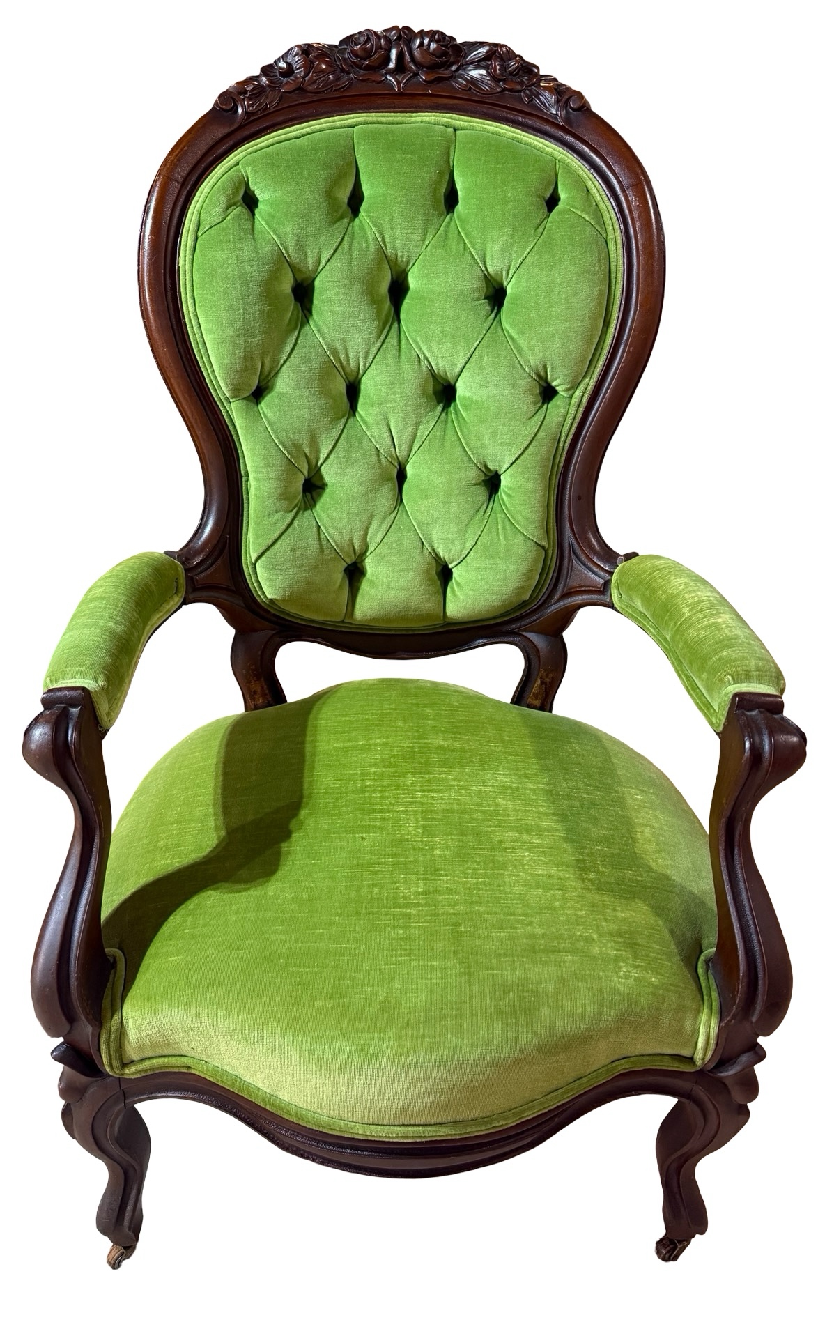 Victorian Walnut Gentlemans Chair