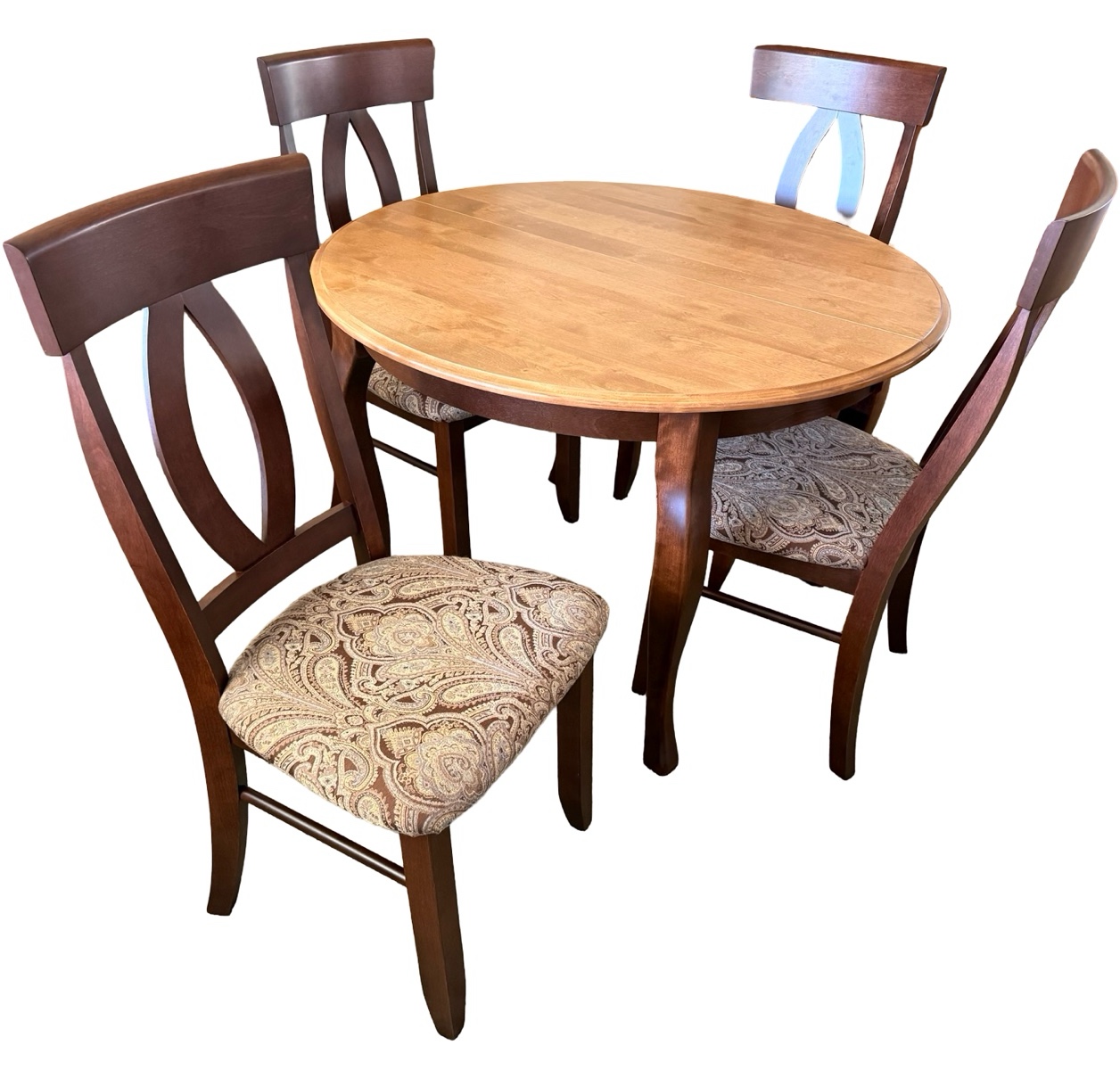 Round Dining Table & Four Chairs
