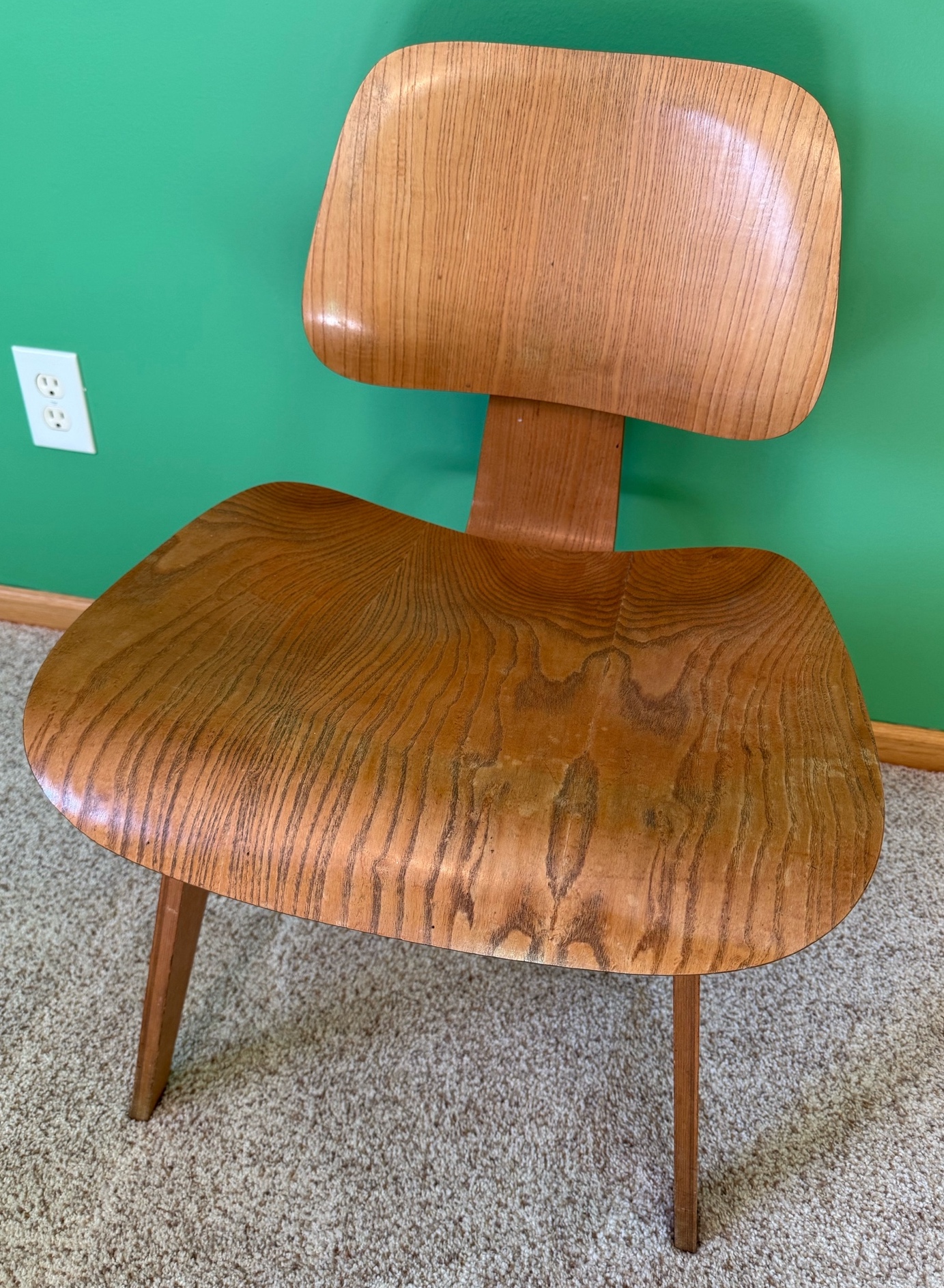 Herman Miller Style Molded Wood Chair