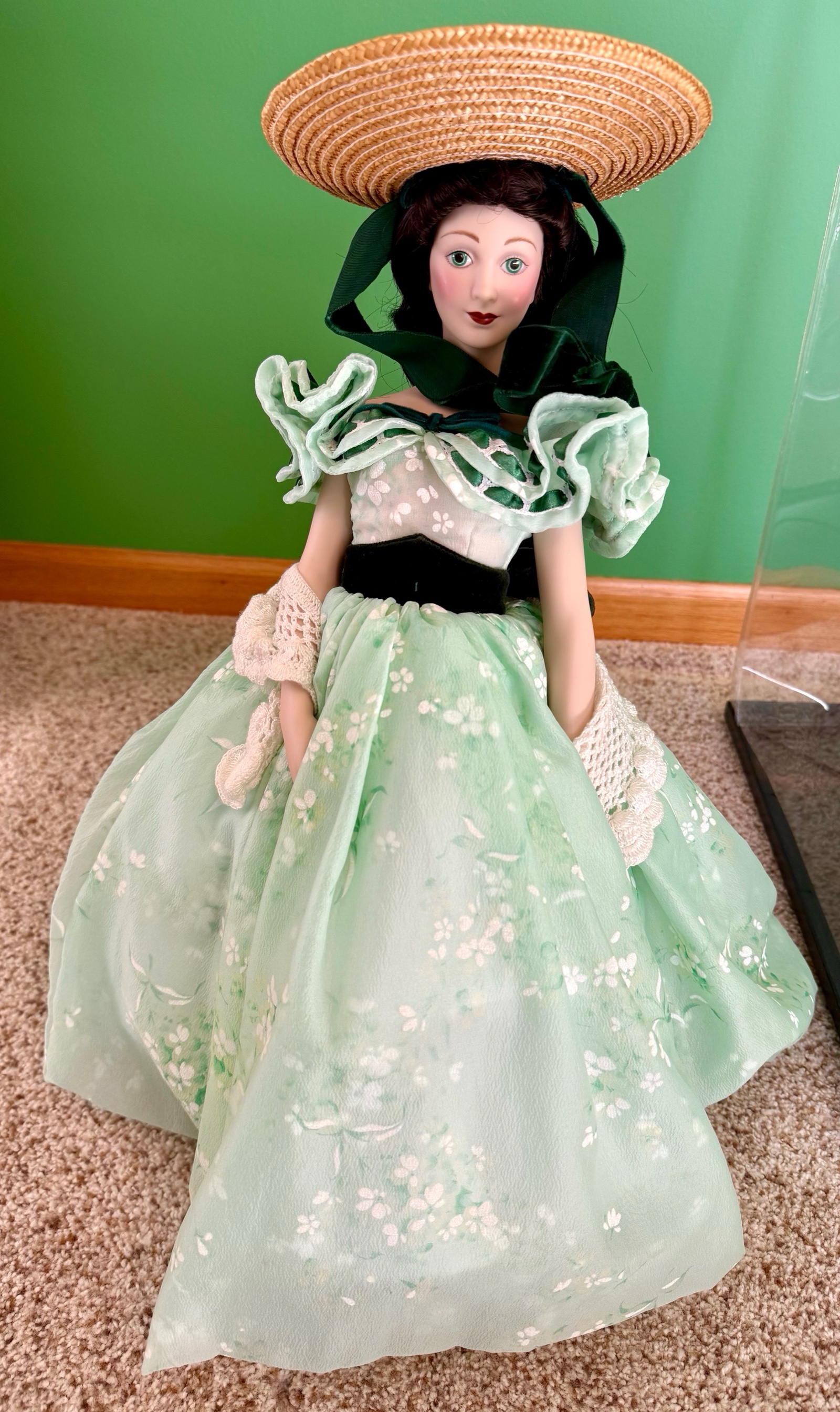 Scarlett OHara Collectible Porcelain Doll