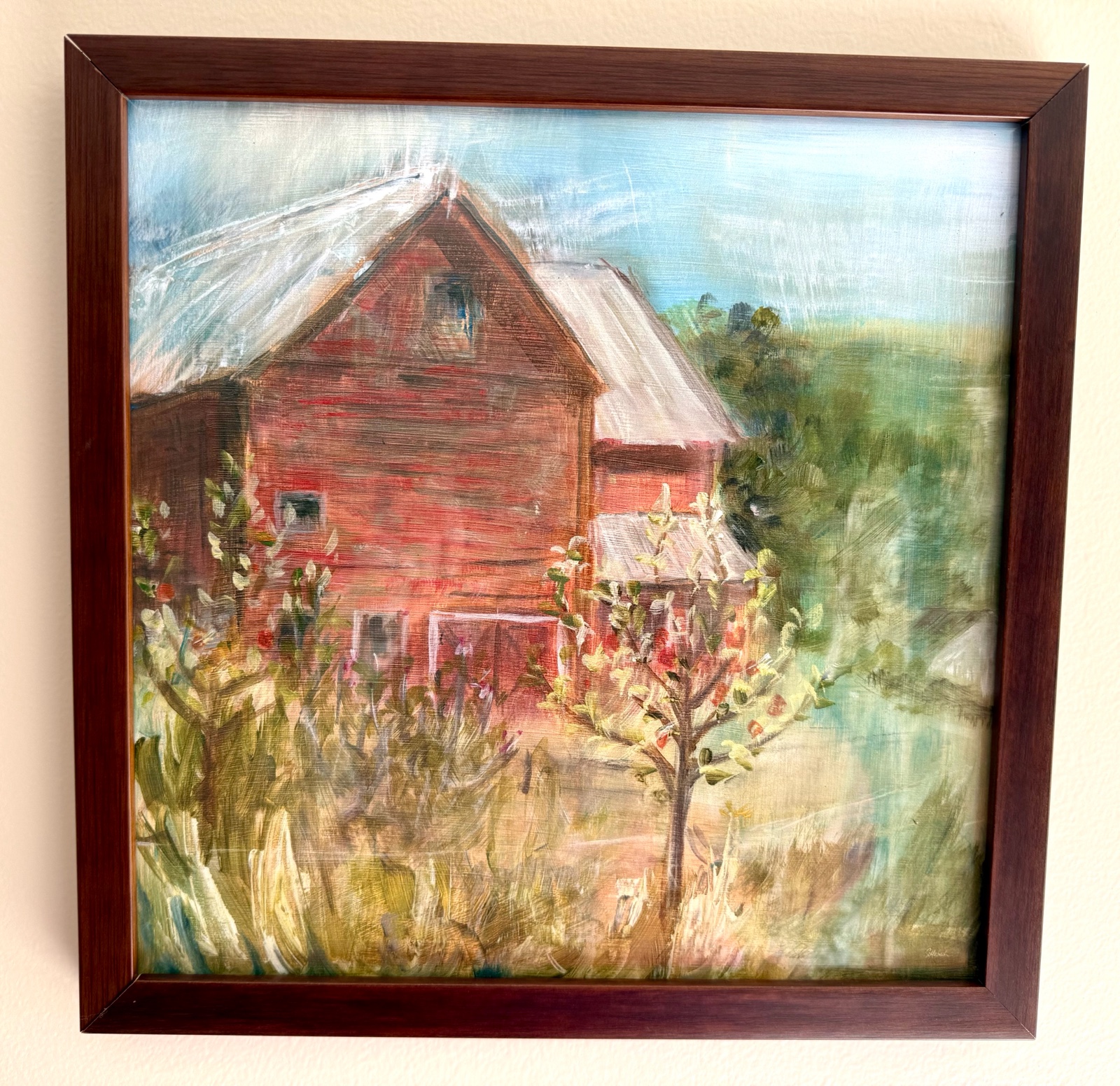 Barn Orchard by Sue Schlabach