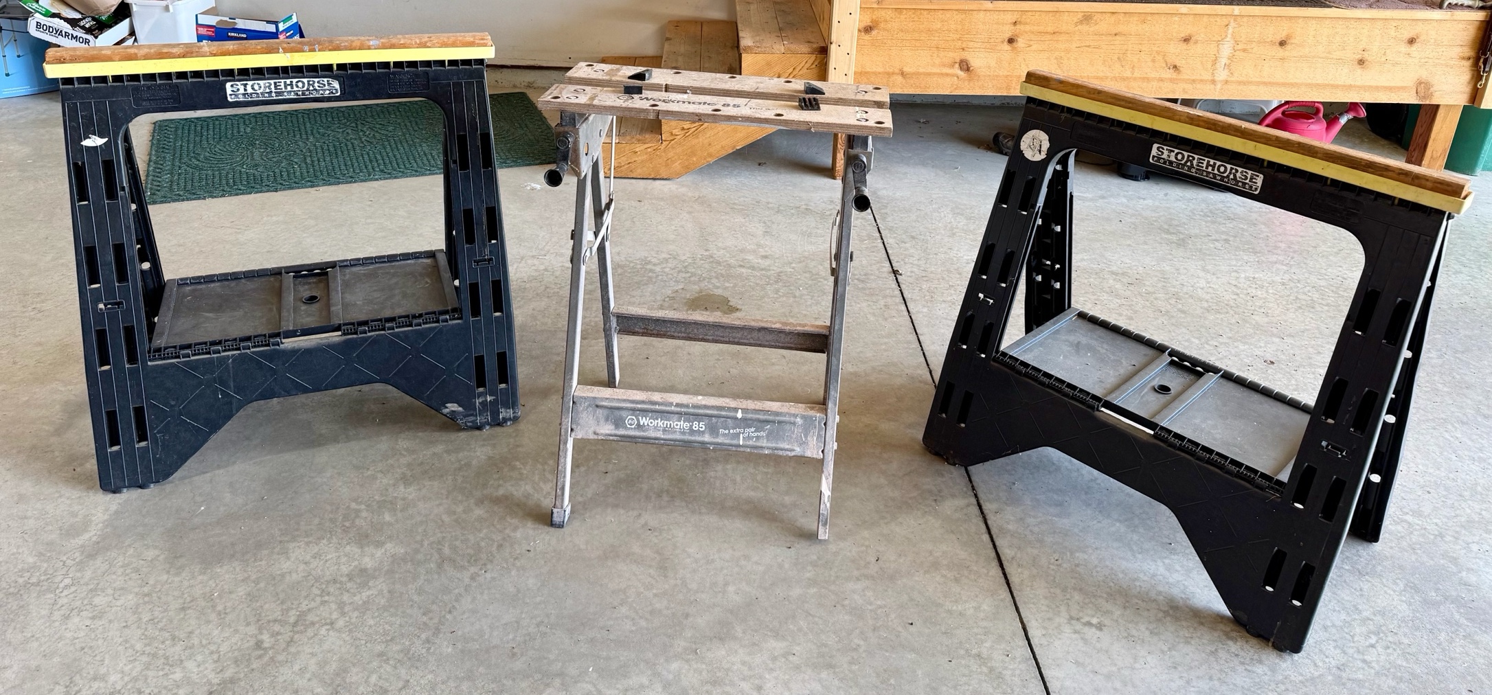 Saw Horses & Workbench
