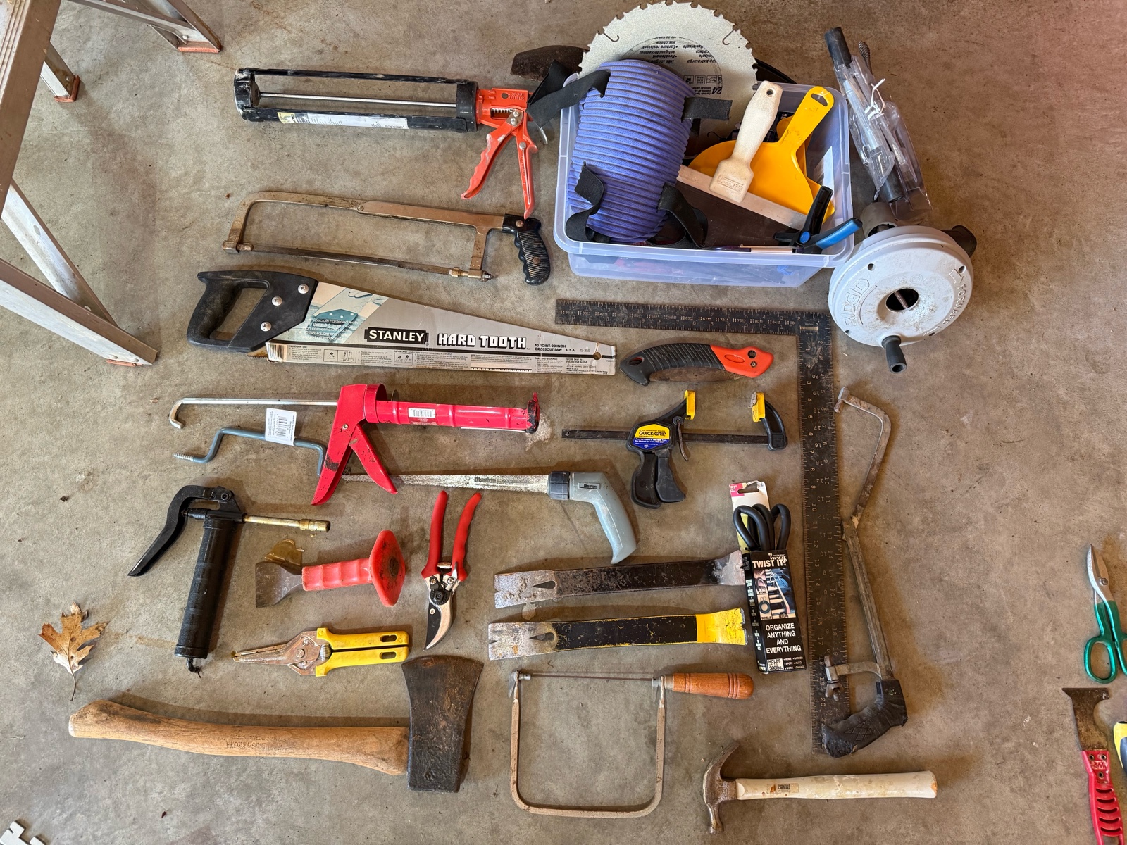 Variety of Hand Tools