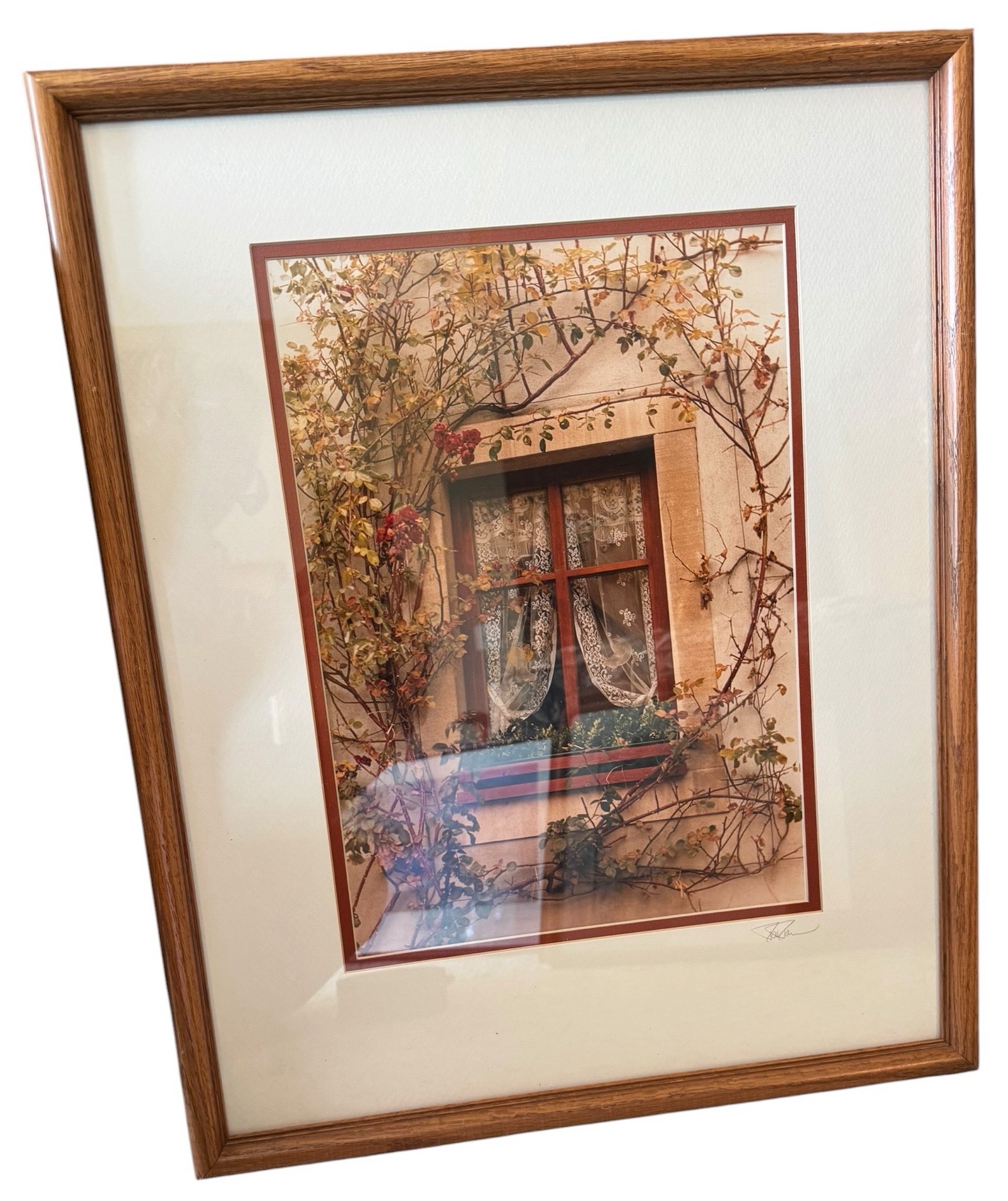 Signed Architectural Window Print