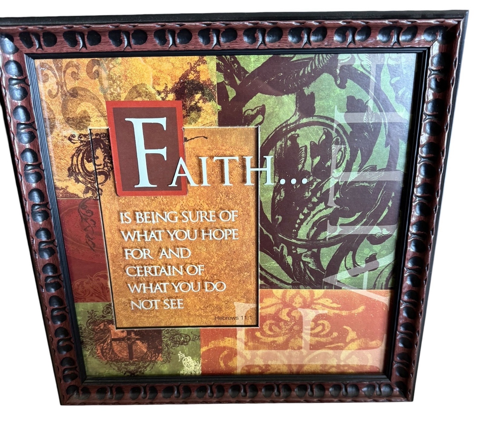 Hebrews 111 Faith Framed Print