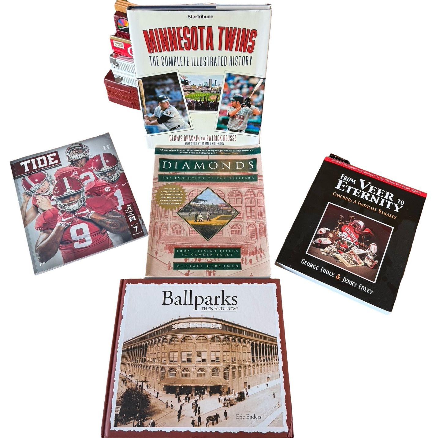 Sport Themed Coffee Table Books