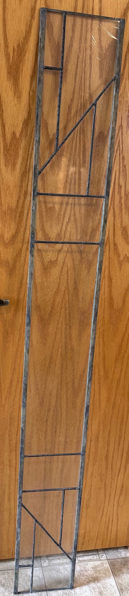 Geometric Lead Glass Panel