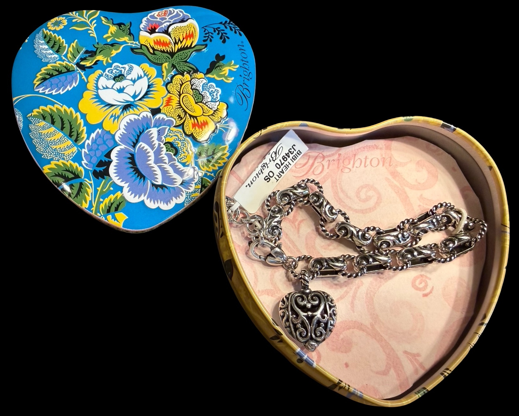 Brighton Bibi Heart Charm Bracelet