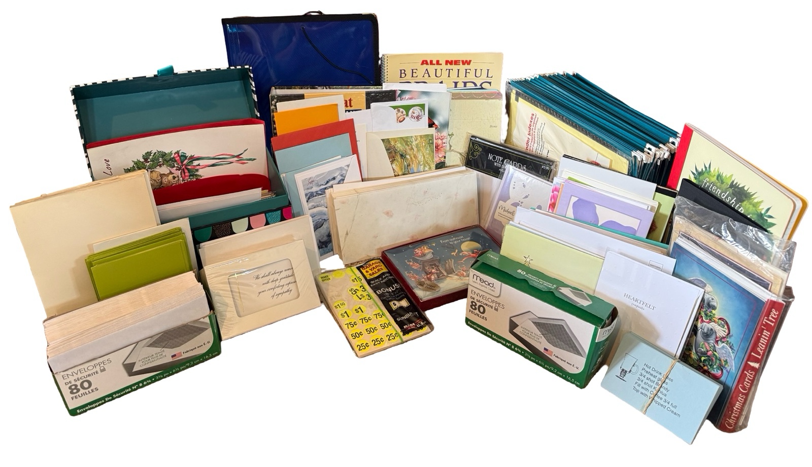 Assortment of Stationary & Office Supplies
