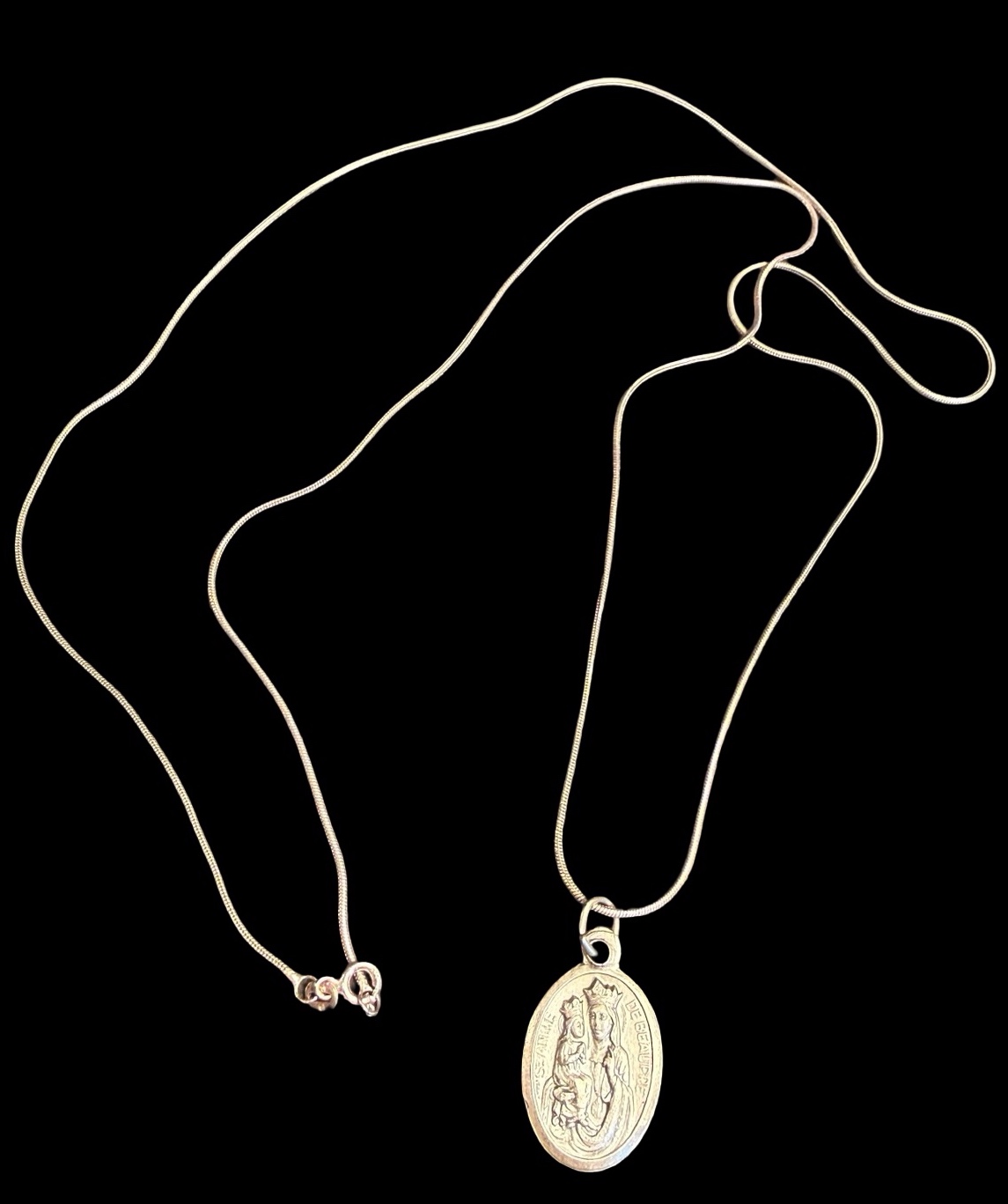 St. Anne de Beaupr Silver Necklace