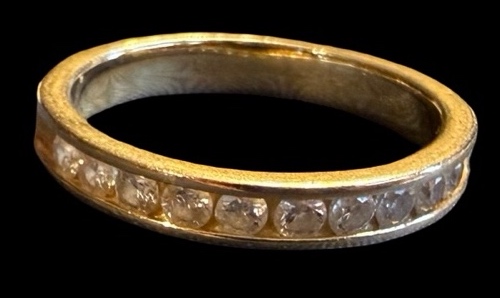 14K & Diamond Size 8 Ring