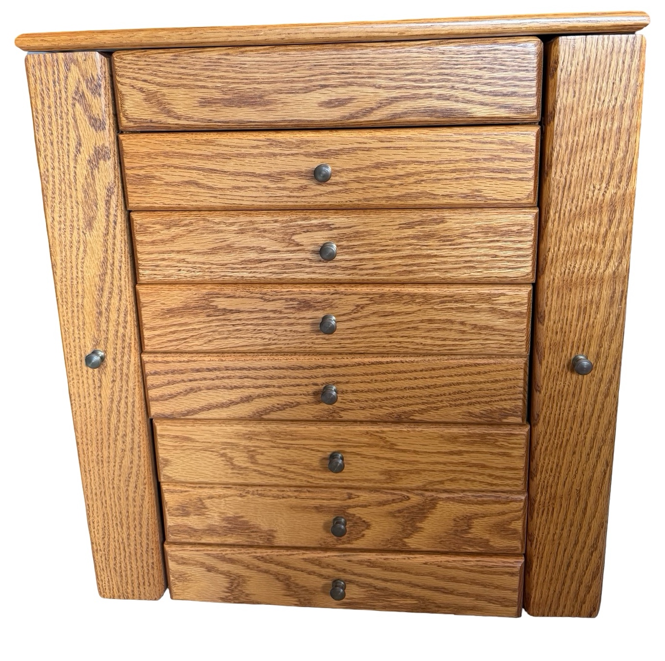 Solid Oak Jewelry Box