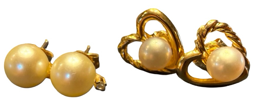 Genuine Pearl Earrings